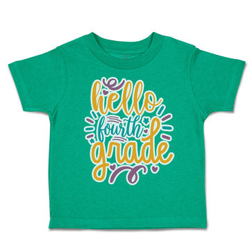 Toddler Clothes Hello Fourth Grade Style A Toddler Shirt Baby Clothes Cotton