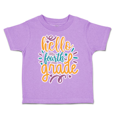 Toddler Clothes Hello Fourth Grade Style A Toddler Shirt Baby Clothes Cotton