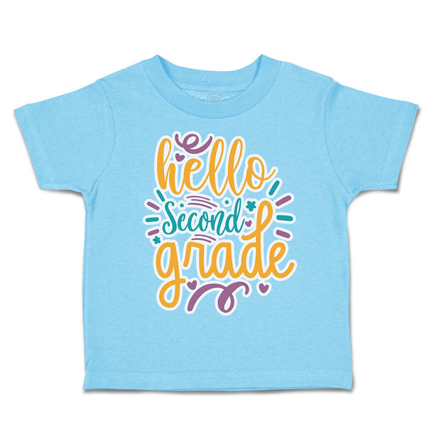 Toddler Clothes Hello Second Grade Style A Toddler Shirt Baby Clothes Cotton