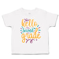 Toddler Clothes Hello Second Grade Style A Toddler Shirt Baby Clothes Cotton