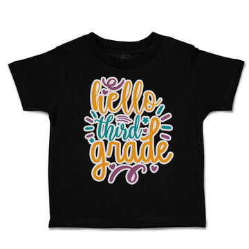 Toddler Clothes Hello Third Grade Style A Toddler Shirt Baby Clothes Cotton