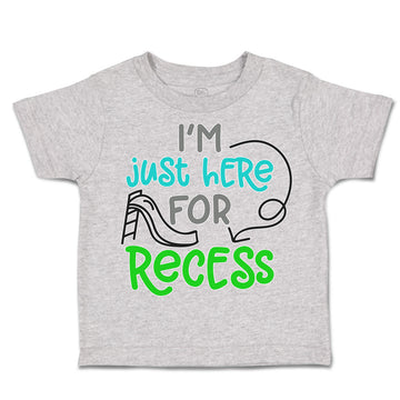 Toddler Clothes I'M Just Here for Recess Toddler Shirt Baby Clothes Cotton