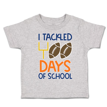 Toddler Clothes I Tackled 100 Days of School Toddler Shirt Baby Clothes Cotton