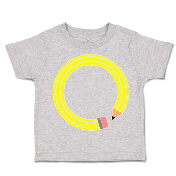 Toddler Clothes A Pencil Bend into A Circular Shape Toddler Shirt Cotton