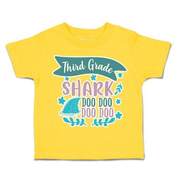 Toddler Clothes Third Grade Shark Doo Doo Toddler Shirt Baby Clothes Cotton