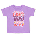 Toddler Clothes Third Grade Survived 100 Days of Me Toddler Shirt Cotton