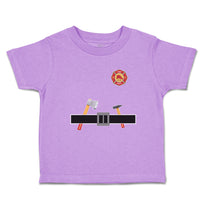 Toddler Clothes Carpenterer Costume Tool Belt with Badge Toddler Shirt Cotton