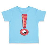 Toddler Clothes Exclamation Mark with Eye School Graduation Toddler Shirt Cotton