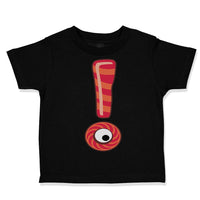 Toddler Clothes Exclamation Mark with Eye School Graduation Toddler Shirt Cotton