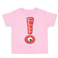 Toddler Clothes Exclamation Mark with Eye School Graduation Toddler Shirt Cotton