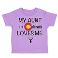 Toddler Clothes My Aunt in Colorado Loves Me Valentines Love Toddler Shirt