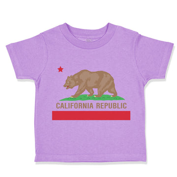 Toddler Clothes California Flag Toddler Shirt Baby Clothes Cotton