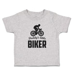 Daddy's Little Biker Sport Cycling Silhouette