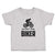 Daddy's Little Biker Sport Cycling Silhouette