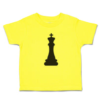 Cute Toddler Clothes Chess Sport Game King Silhouette Toddler Shirt Cotton
