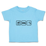 Cute Toddler Clothes Eat Sleep Table Tennis Sport Toddler Shirt Cotton
