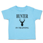 Cute Toddler Clothes Hunter in Training with Silhouette Deer Head and Horns