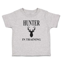 Cute Toddler Clothes Hunter in Training with Silhouette Deer Head and Horns