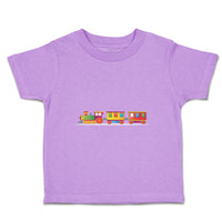 Toddler Clothes Train Colorful B Cars & Transportation Trains Toddler Shirt