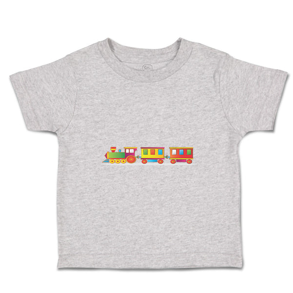 Toddler Clothes Train Colorful B Cars & Transportation Trains Toddler Shirt