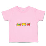 Toddler Clothes Train Colorful B Cars & Transportation Trains Toddler Shirt