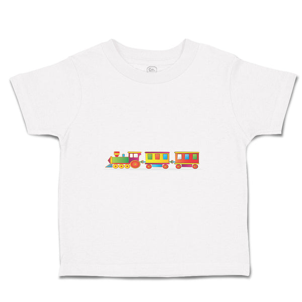 Toddler Clothes Train Colorful B Cars & Transportation Trains Toddler Shirt