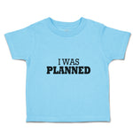 I Was Planned Silhouette Text