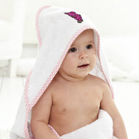 Baby Hooded Towel Cute Smiley Baby Pig Embroidery Kids Bath Robe Cotton - Cute Rascals