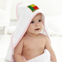 Baby Hooded Towel Benin Embroidery Kids Bath Robe Cotton - Cute Rascals