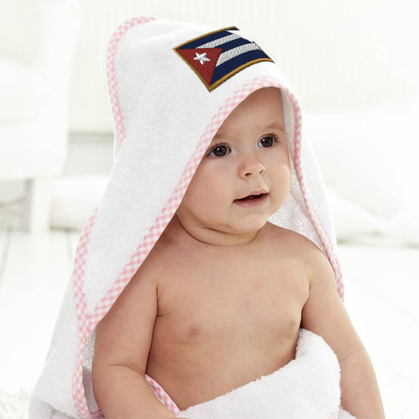 Baby Hooded Towel Cuba Embroidery Kids Bath Robe Cotton - Cute Rascals