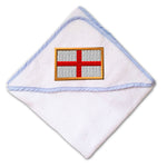 Baby Hooded Towel England Embroidery Kids Bath Robe Cotton - Cute Rascals