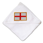 Baby Hooded Towel England Embroidery Kids Bath Robe Cotton - Cute Rascals