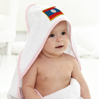 Baby Hooded Towel Laos Embroidery Kids Bath Robe Cotton - Cute Rascals
