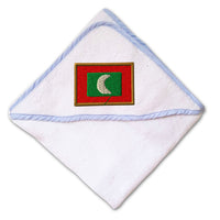 Baby Hooded Towel Maldives Embroidery Kids Bath Robe Cotton - Cute Rascals