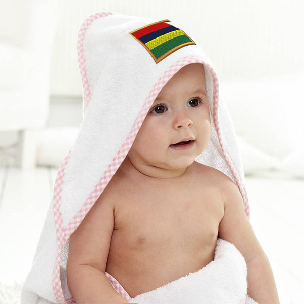 Baby Hooded Towel Mauritius Embroidery Kids Bath Robe Cotton - Cute Rascals