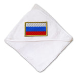 Baby Hooded Towel Russia Embroidery Kids Bath Robe Cotton - Cute Rascals