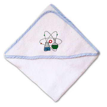 Baby Hooded Towel Science Model Scientist Embroidery Kids Bath Robe Cotton