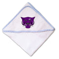 Baby Hooded Towel Animal Panthers Mascot Embroidery Kids Bath Robe Cotton