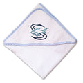 Baby Hooded Towel Animal Fish Shark Mascot Embroidery Kids Bath Robe Cotton