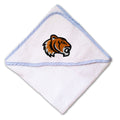 Baby Hooded Towel Animal Tigers Mascot Embroidery Kids Bath Robe Cotton