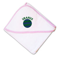 Baby Hooded Towel Uranus Embroidery Kids Bath Robe Cotton - Cute Rascals