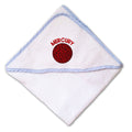 Baby Hooded Towel Mercury Embroidery Kids Bath Robe Cotton