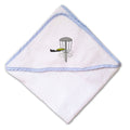 Baby Hooded Towel Disc Golf Embroidery Kids Bath Robe Cotton