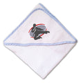 Baby Hooded Towel Martial Arts Sports D Embroidery Kids Bath Robe Cotton